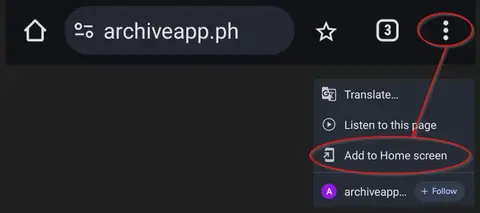 Menu Installation Guide